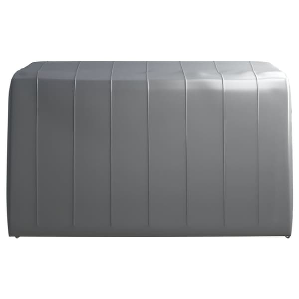 vidaXL Oppbevaringstelt 370x370 cm stål grå