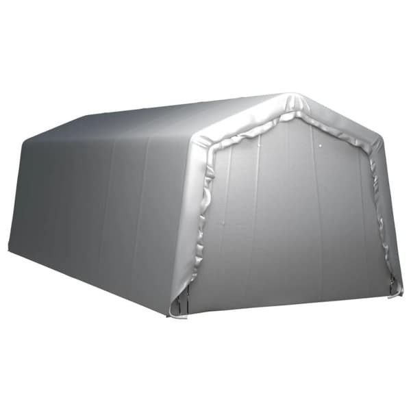 vidaXL Oppbevaringstelt 300x750 cm stål grå