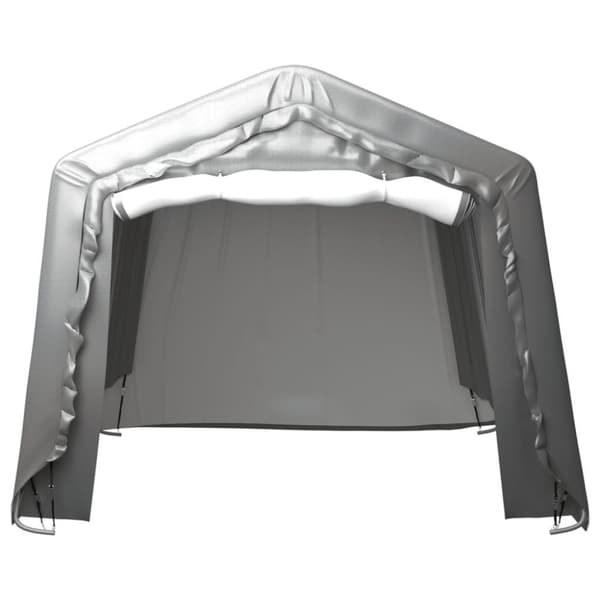 vidaXL opbevaringstelt 300x300 cm stål grå