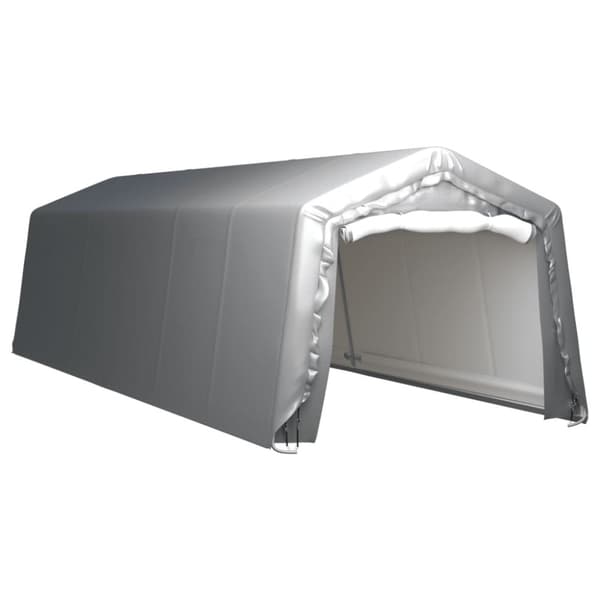 vidaXL opbevaringstelt 300x900 cm stål grå