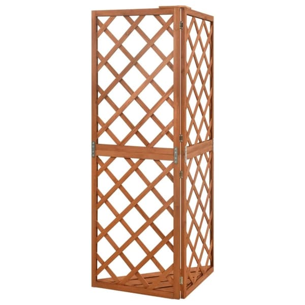 vidaXL Hjørneespalier 50x50x145 cm heltre gran