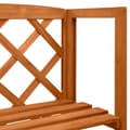 Miniatyrbild 5 av 6: vidaXL Spaljé med hyllor 55x30x140 cm massivt granträ