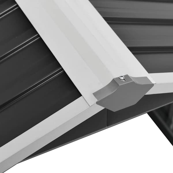 vidaXL Skjul för robotgräsklippare 92x97x63 cm galvaniserat stål