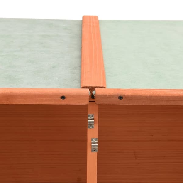 vidaXL redskabsskur til haven 136x75x160 cm massivt grantræ