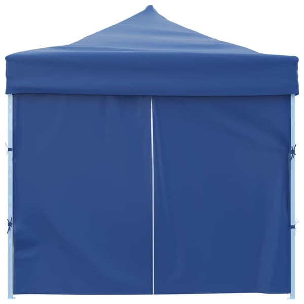 vidaXL Sammenleggbart festtelt popup med 8 sidevegger 3x9 m blå