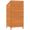 Miniatyrbilde 9 av 9: vidaXL Hageskur brun 55x52x112 cm heltre gran