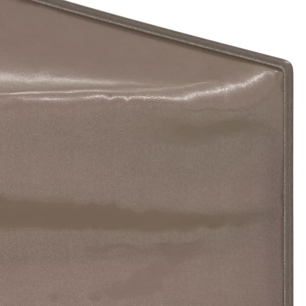 vidaXL Hopfällbart partytält taupe 3x6 m