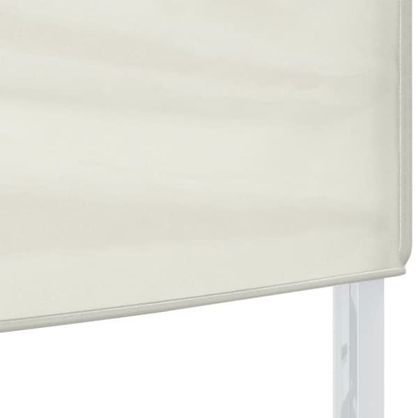 vidaXL foldbart festtelt 3x6 m cremefarvet