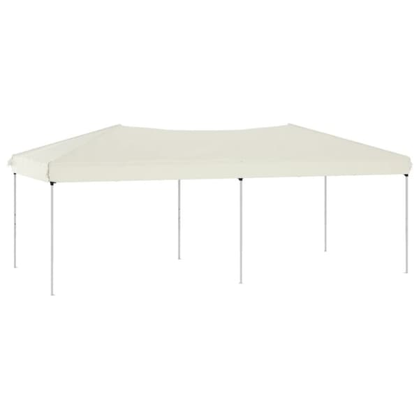 vidaXL foldbart festtelt 3x6 m cremefarvet