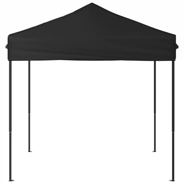 vidaXL foldbart festtelt 2x2 m sort