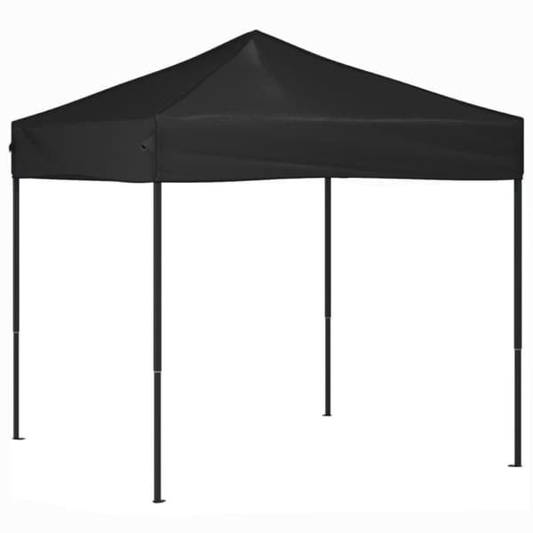 vidaXL foldbart festtelt 2x2 m sort