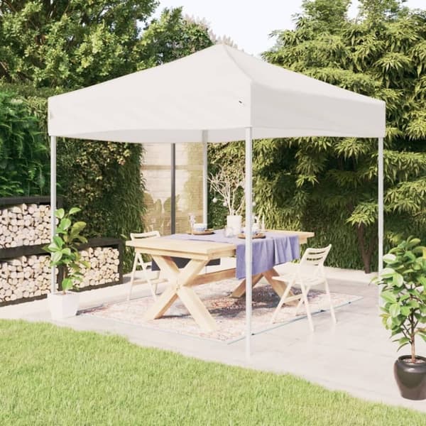 vidaXL foldbart festtelt 2x2 m hvid