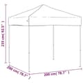 Pikkukuva 8 / 9: vidaXL Kokoontaittuva juhlateltta sininen 2x2 m