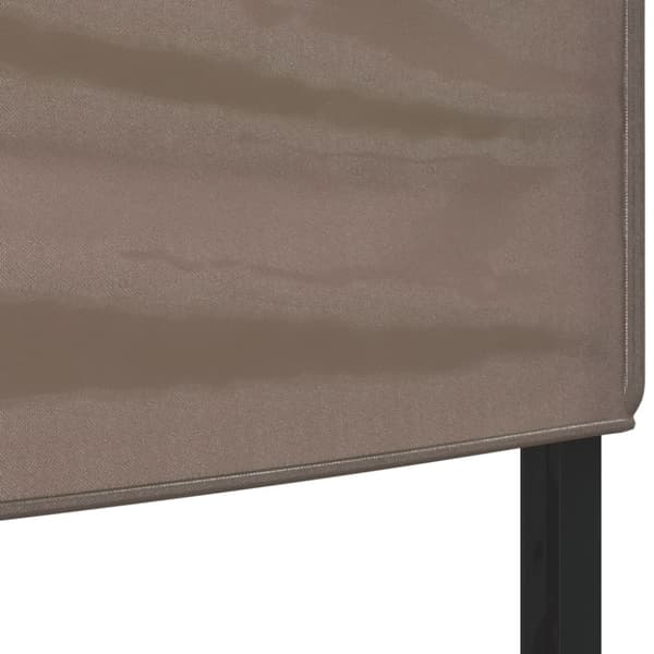 vidaXL foldbart festtelt 2x2 m gråbrun