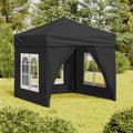 Miniatyrbillede 1 af 10: vidaXL foldbart festtelt med sidevægge 2x2 m antracitgrå