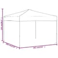 Miniatyrbillede 8 af 9: vidaXL foldbart festtelt 3x3 m hvid