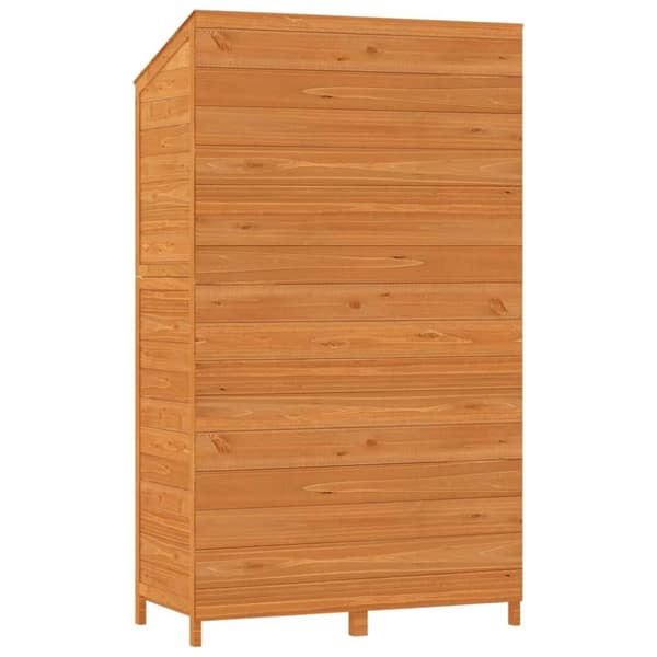 vidaXL Puutarhavaja ruskea 102x52x174,5 cm täysi kuusi