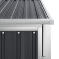 Miniatyrbillede 9 af 9: vidaXL redskabsskur til haven 88x89x161 cm galvaniseret stål antracit