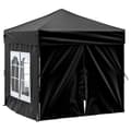 Miniatyrbillede 3 af 10: vidaXL foldbart festtelt med sidevægge 2x2 m sort