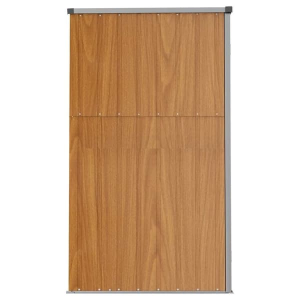 vidaXL Puutarhan työkaluvaja ruskea 161x89x161 cm galvanoitu teräs