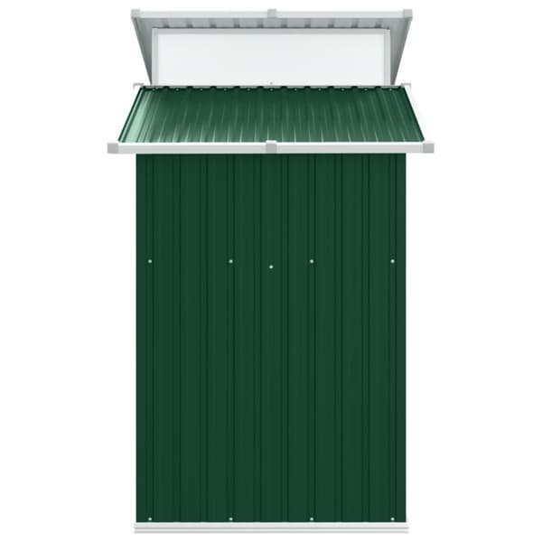 vidaXL haveskur 270x130x208,5 cm galvaniseret stål grøn