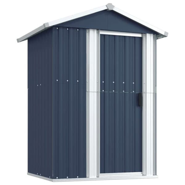 vidaXL haveskur 126x97,5x177 cm galvaniseret stål antracitgrå