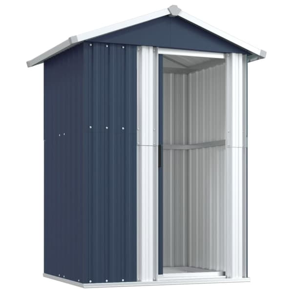 vidaXL haveskur 126x97,5x177 cm galvaniseret stål antracitgrå