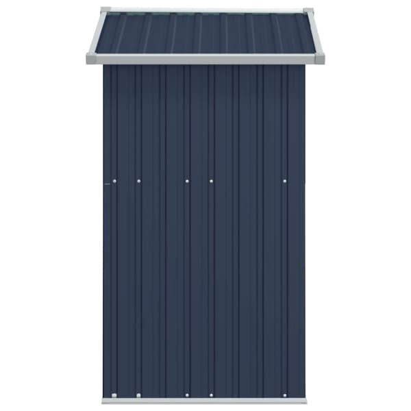 vidaXL haveskur 126x97,5x177 cm galvaniseret stål antracitgrå