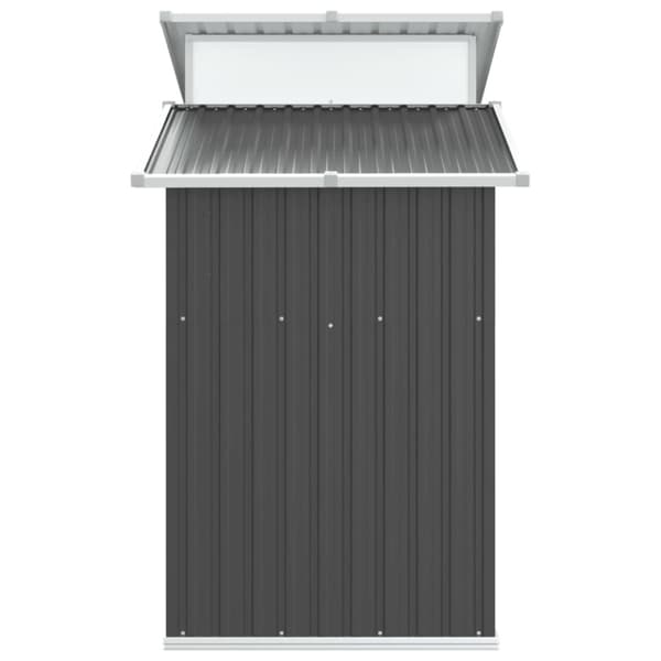 vidaXL Hageskur antrasitt 270x130x208,5 cm galvanisert stål