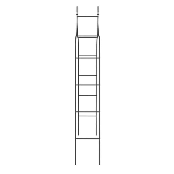vidaXL havebuer 2 stk. 120x38x260 cm stål sort