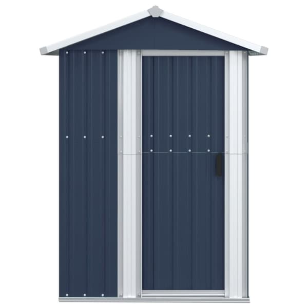 vidaXL Trädgårdsskjul antracit 126x97,5x177 cm galvaniserat stål
