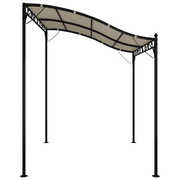 vidaXL Katos kerma 2x2,3 m 180 g/m² kangas ja teräs