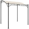 Pikkukuva 1 / 8: vidaXL Katos kerma 2x2,3 m 180 g/m² kangas ja teräs