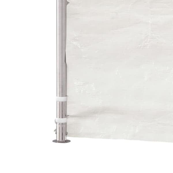 vidaXL Paviljong med tak vit 2,28x2,23x2,69 m polyeten