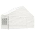 Miniatyrbillede 3 af 9: vidaXL pavillon med tag 6,69x5,88x3,75 m polyethylen hvid