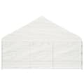 Miniatyrbilde 5 av 9: vidaXL Paviljong med tak hvit 11,15x5,88x3,75 m polyetylen
