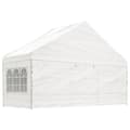 Miniatyrbillede 3 af 9: vidaXL pavillon med tag 20,07x5,88x3,75 m polyethylen hvid