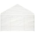 Miniatyrbillede 4 af 8: vidaXL pavillon med tag 11,15x4,08x3,22 m polyethylen hvid