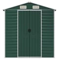 Miniatyrbillede 3 af 11: vidaXL haveskur 191x215x198 cm galvaniseret stål grøn