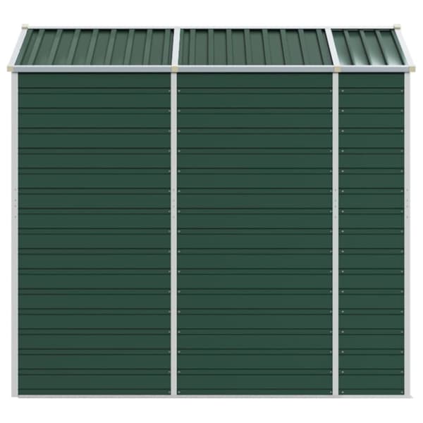 vidaXL haveskur 191x215x198 cm galvaniseret stål grøn