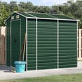 Miniatyrbillede 11 af 11: vidaXL haveskur 191x215x198 cm galvaniseret stål grøn