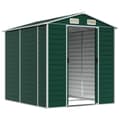 Miniatyrbillede 2 af 11: vidaXL haveskur 191x215x198 cm galvaniseret stål grøn