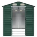 Miniatyrbilde 5 av 11: vidaXL Hageskur grønn 191x385x198 cm galvanisert stål