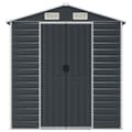 Miniatyrbillede 4 af 11: vidaXL haveskur 191x810x198 cm galvaniseret stål antracitgrå