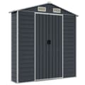 Miniatyrbillede 8 af 11: vidaXL haveskur 191x810x198 cm galvaniseret stål antracitgrå