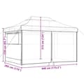 Miniatyrbillede 10 af 10: vidaXL foldbart pop-up festtelt med 4 sidevægge grøn