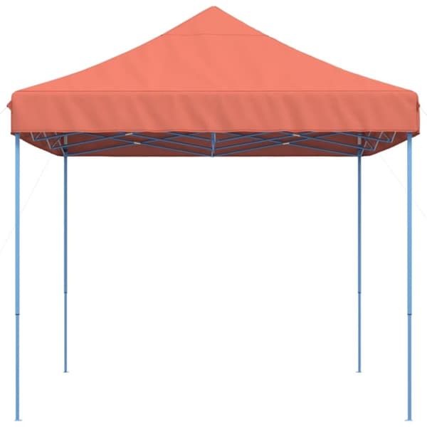 vidaXL Taitettava pop-up juhlateltta terrakotta 410x279x315 cm