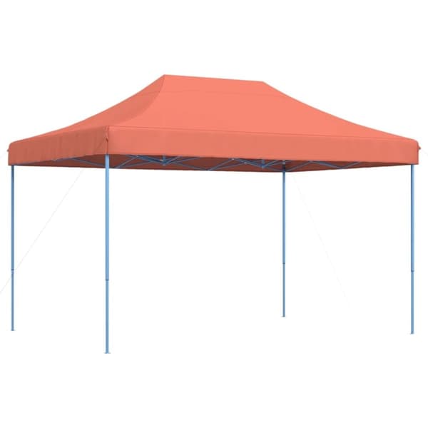 vidaXL Taitettava pop-up juhlateltta terrakotta 410x279x315 cm