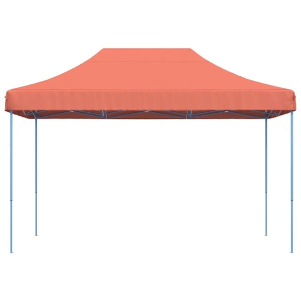 vidaXL Sammenleggbart partytelt pop-up terrakotta 410x279x315 cm
