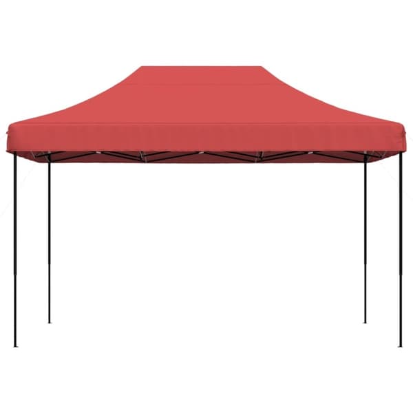 vidaXL Sammenleggbart partytelt pop-up burgunder 410x279x315 cm